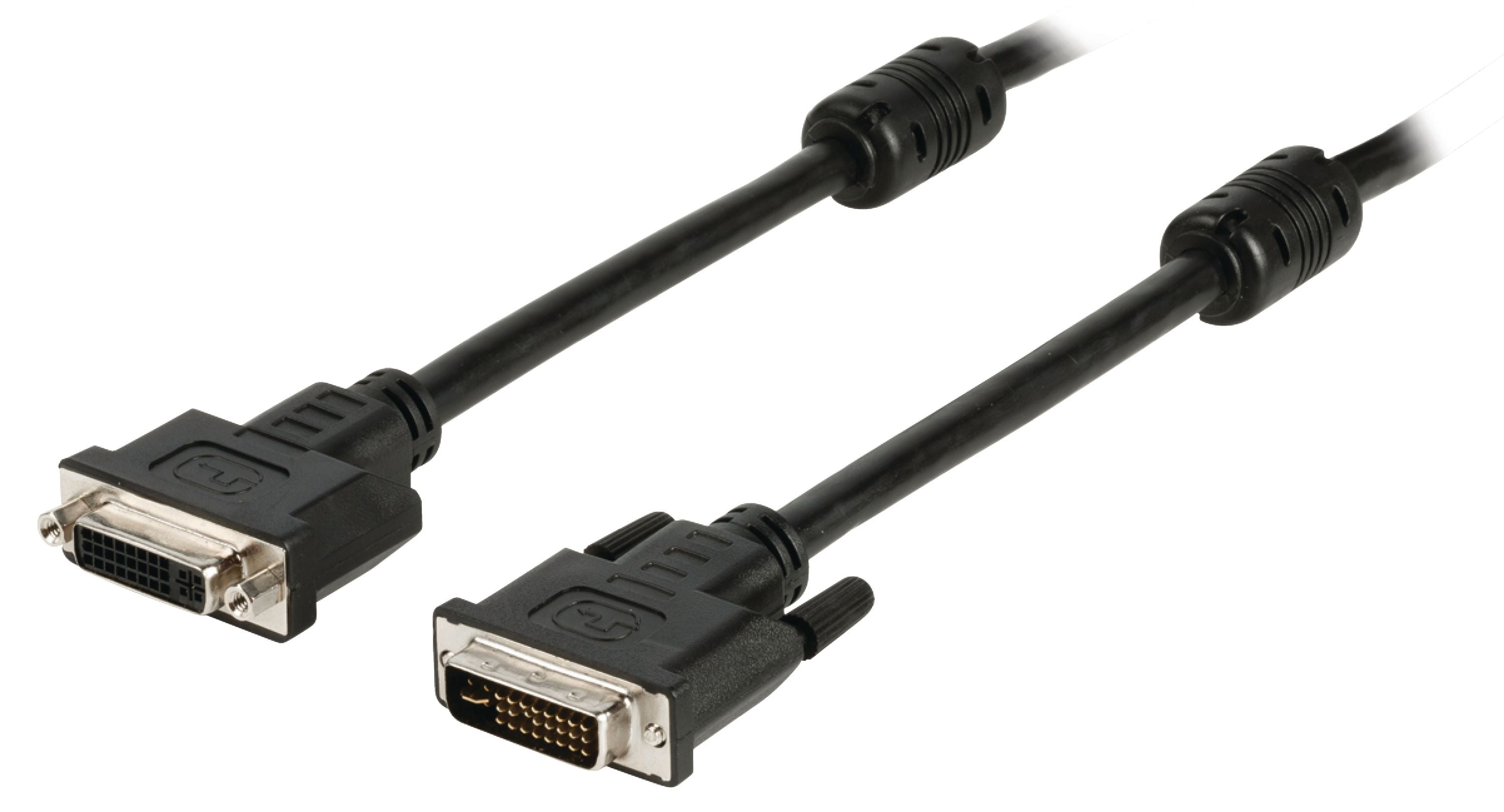 Valueline DVI-Verlängerungskabel DVI-I 24+5-pol. Stecker - DVI-I 24+5-pol. Buchse 10.0 m Schwarz