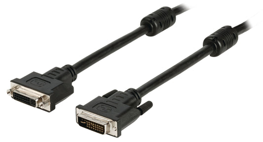 Valueline DVI-Verlängerungskabel DVI-I 24+5-pol. Stecker - DVI-I 24+5-pol. Buchse 10.0 m Schwarz