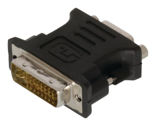 Valueline DVI-Adapter DVI-I 24+5-pol. Stecker - VGA female Schwarz