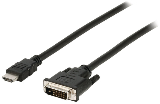 Valueline High Speed HDMI Kabel HDMI Anschluss - DVI-D 24+1p Stecker 5.00 m Schwarz