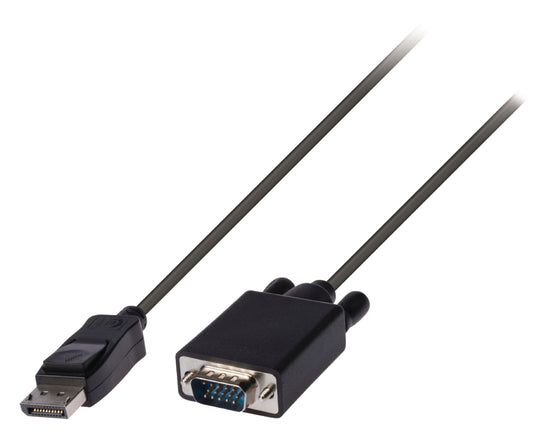 Valueline Displayport-Kabel Displayport male - VGA male 3.00 m Schwarz