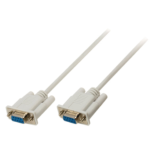 Valueline Serielles Kabel D-Sub Buchse 9-polig - D-Sub Buchse 9-polig 2.00 m Elfenbein