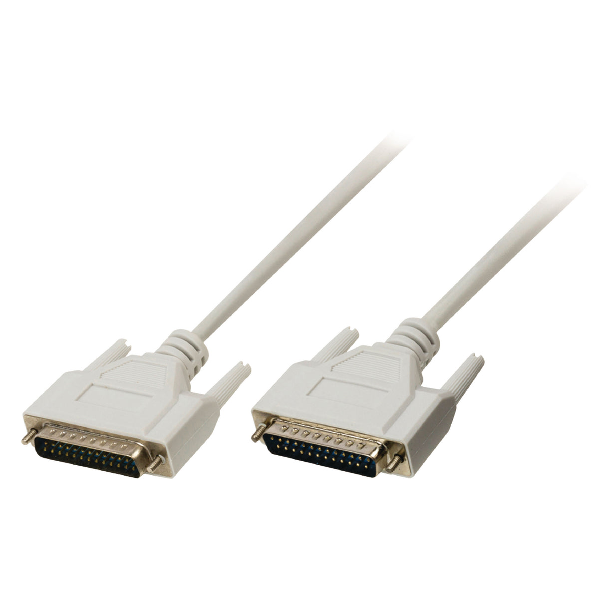 Valueline Serielles Kabel D-Sub Stecker 25-polig - D-Sub Stecker 25-polig 3.00 m Elfenbein