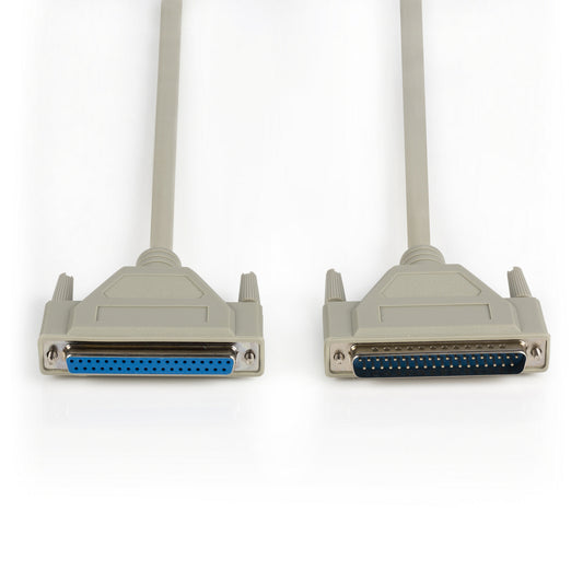 Valueline Serielles Kabel D-Sub Stecker 37-polig - D-Sub Buchse 37-polig 1.00 m Elfenbein
