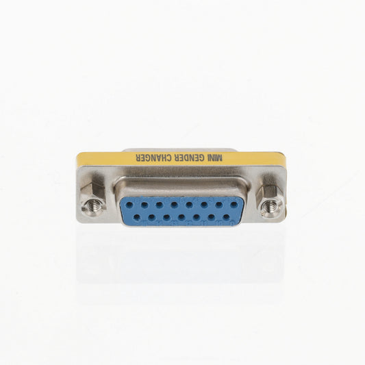 Valueline Seriell Adapter D-Sub Buchse 15-polig - D-Sub Buchse 15-polig Metall