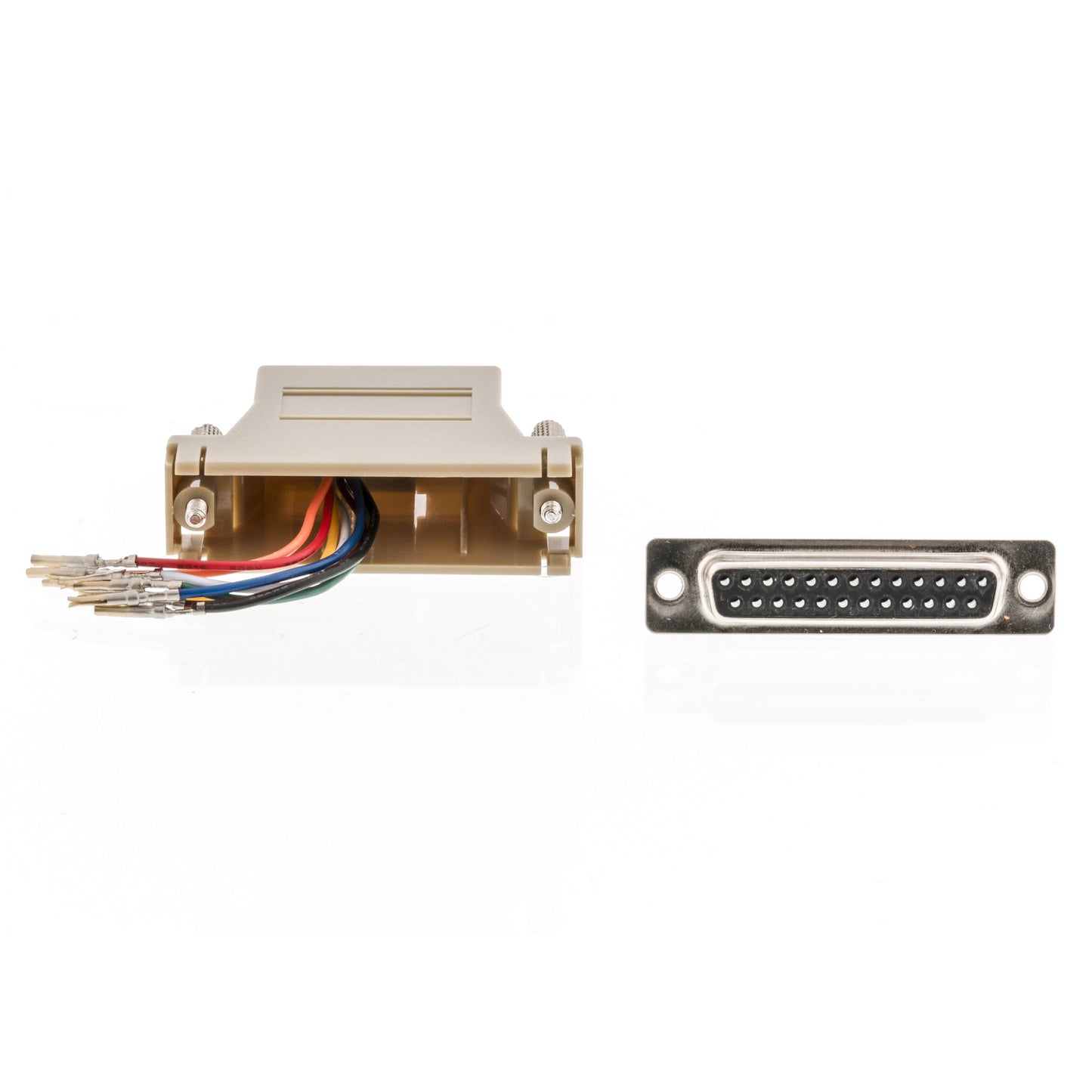 Valueline Seriell Adapter D-Sub Stecker 25-polig - RJ45 (8P8C) female Elfenbein