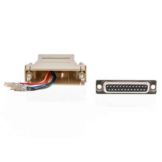 Valueline Seriell Adapter D-Sub Stecker 25-polig - RJ45 (8P8C) female Elfenbein