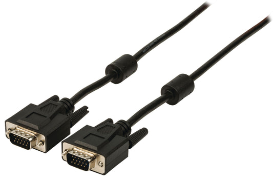 Valueline VGA-Kabel VGA male - VGA male 10.0 m Schwarz