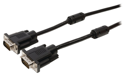 Valueline VGA-Kabel VGA male - VGA male 15.0 m Schwarz