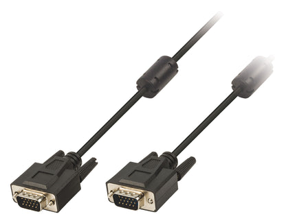Valueline VGA-Kabel VGA male - VGA male 15.0 m Schwarz