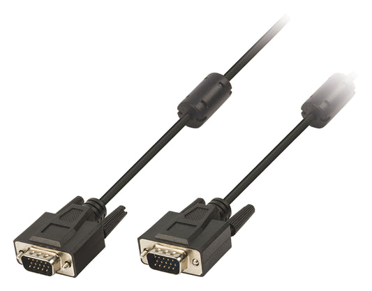 Valueline VGA-Kabel VGA male - VGA male 15.0 m Schwarz