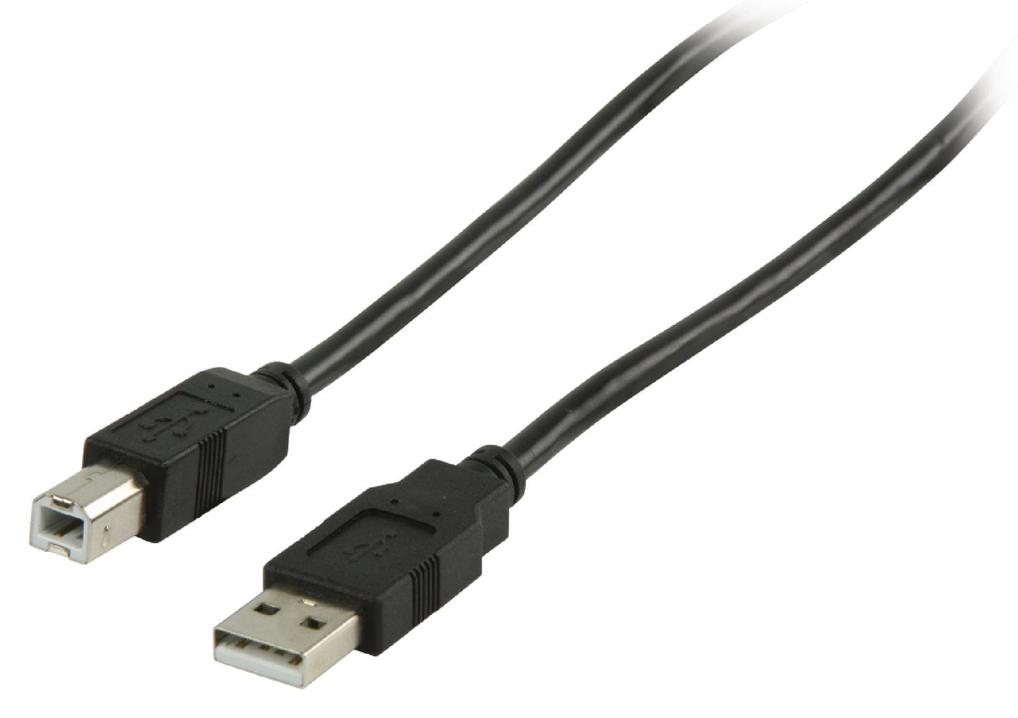 Valueline USB 2.0 Kabel USB A male - USB-B Male rund 1.00 m Schwarz