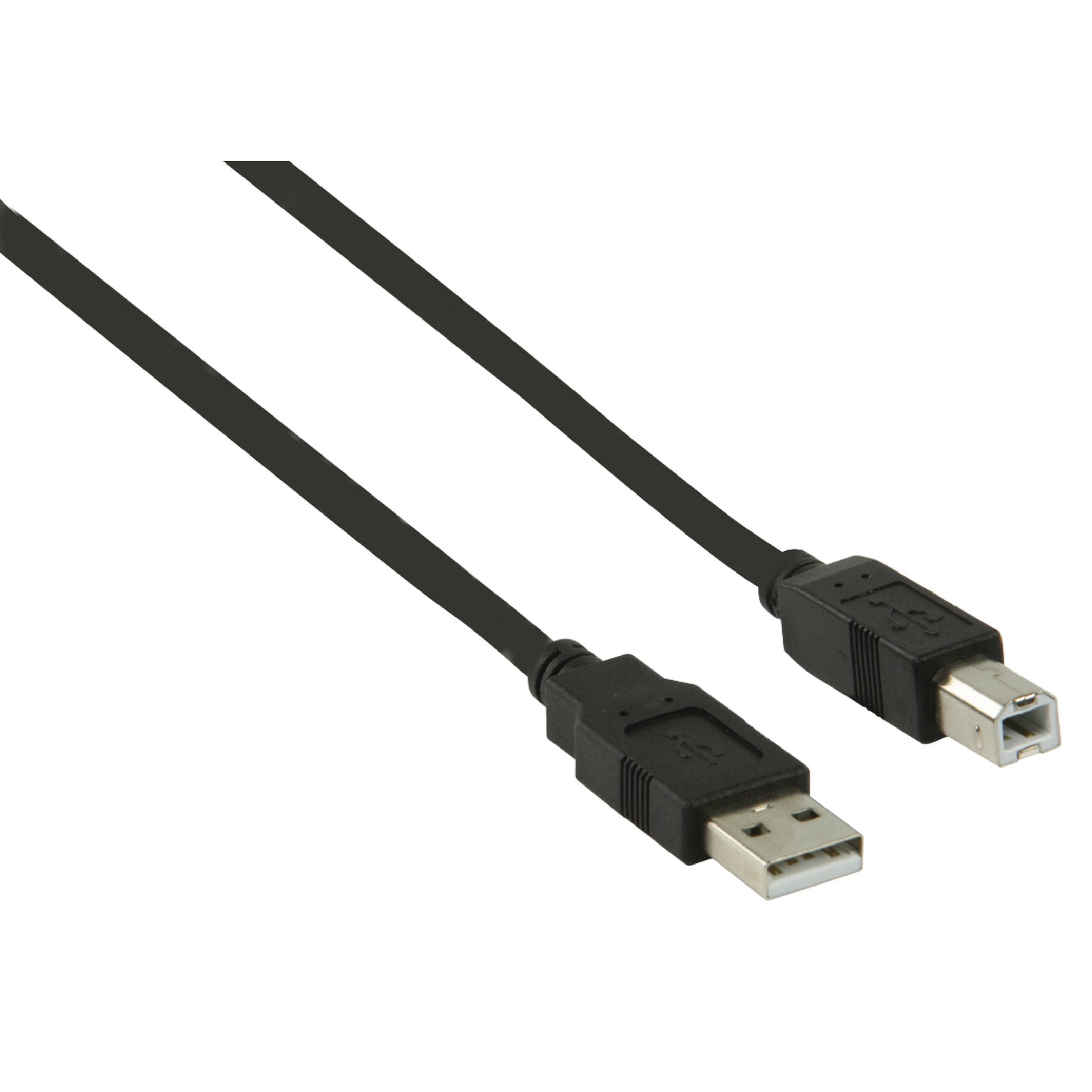 Valueline USB 2.0 Kabel USB A male - USB-B Male rund 5.0 m Schwarz