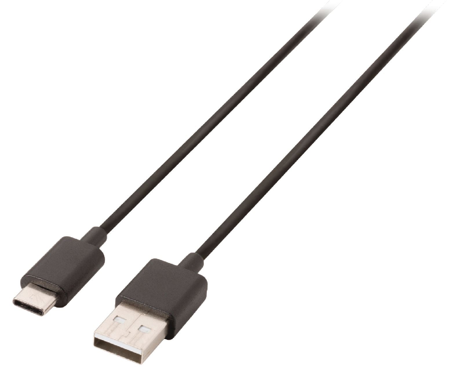 Valueline USB 2.0 Kabel USB-C male - USB A male 1.00 m Schwarz