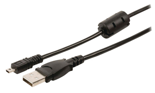 Valueline USB 2.0 Kabel USB A male - 8-pol. male 2.00 m Schwarz
