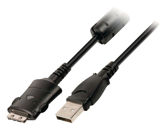 Valueline USB 2.0 Kabel USB A male - Samsung Kamerastecker 2.00 m Schwarz