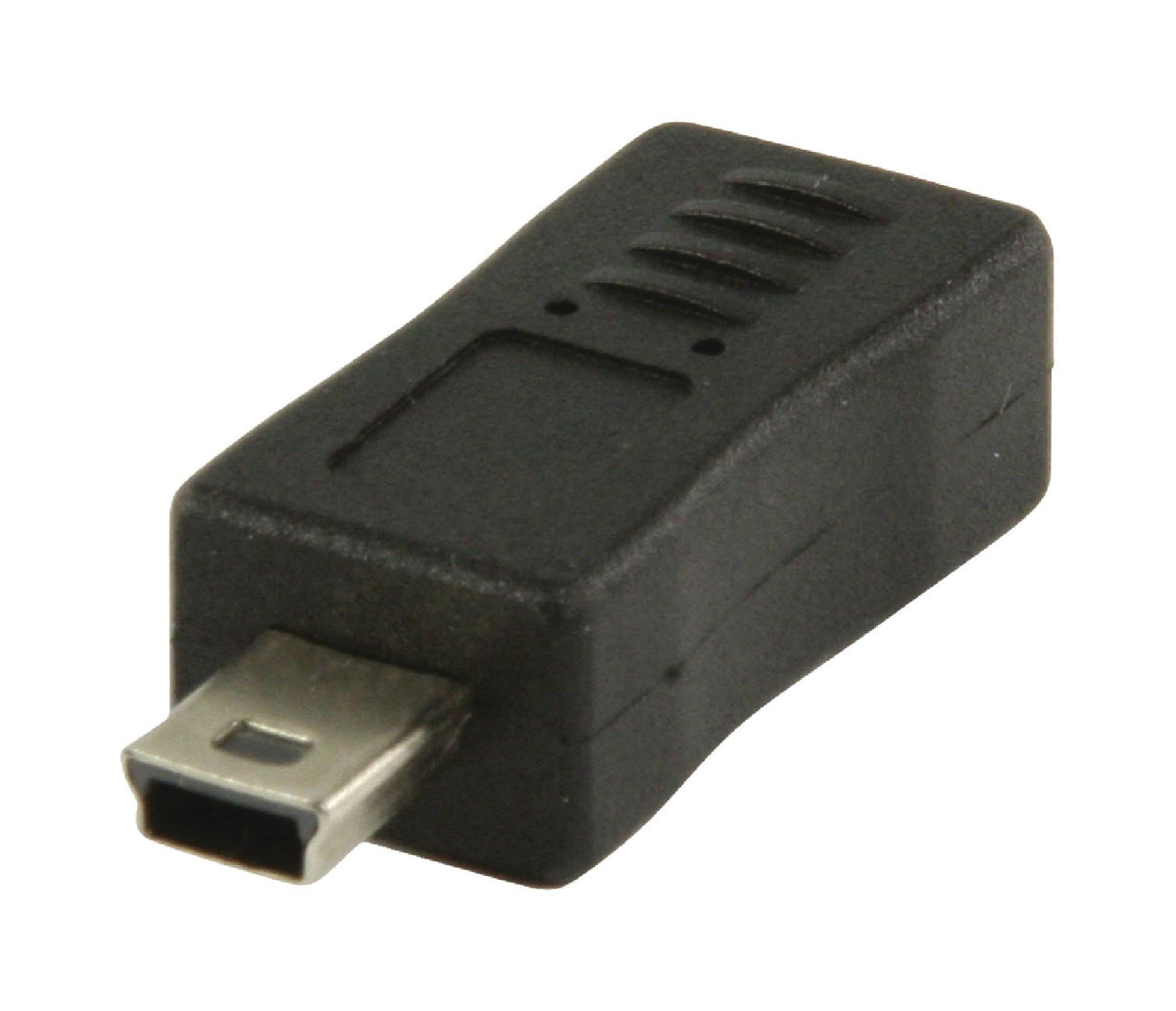 Valueline USB 2.0 Adapter Mini 5-pol. male - Micro-B Kupplung Schwarz