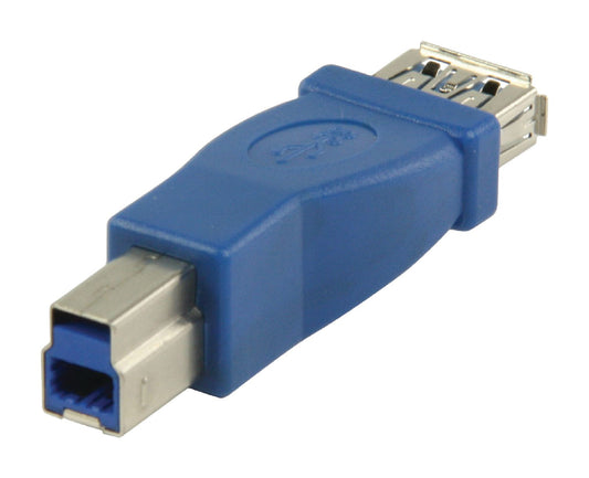 Valueline USB 3.0 Adapter USB-B Male - USB A female Blau