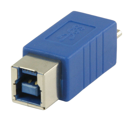 Valueline USB 3.0 Adapter Micro-B male - B female Blau