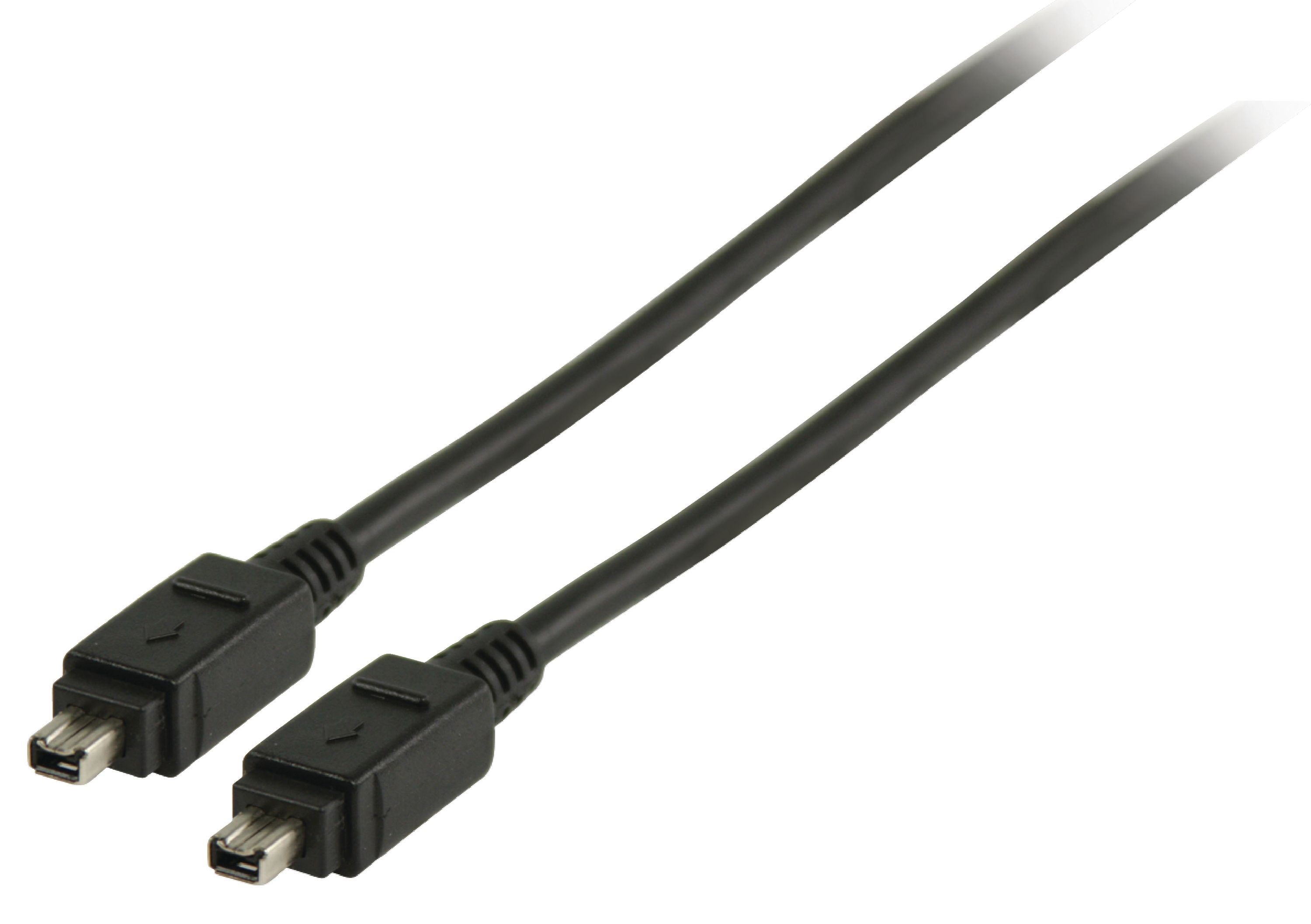 Valueline FireWire 400-Kabel FireWire 4-pol. male - FireWire 4-pol. male 2.00 m Schwarz