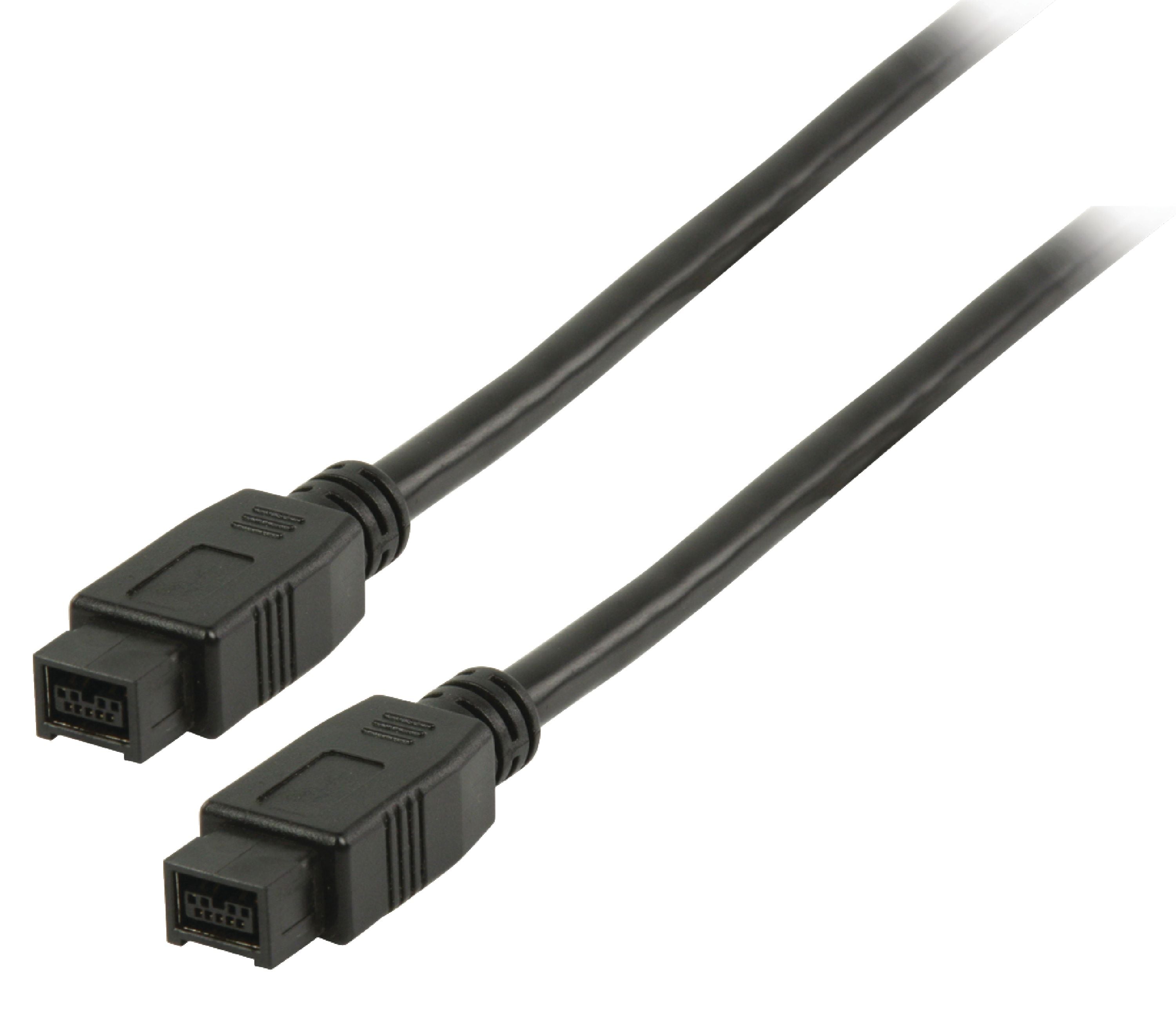 Valueline FireWire 800-Kabel FireWire 9-pol. male - FireWire 9-pol. male 2.00 m Schwarz