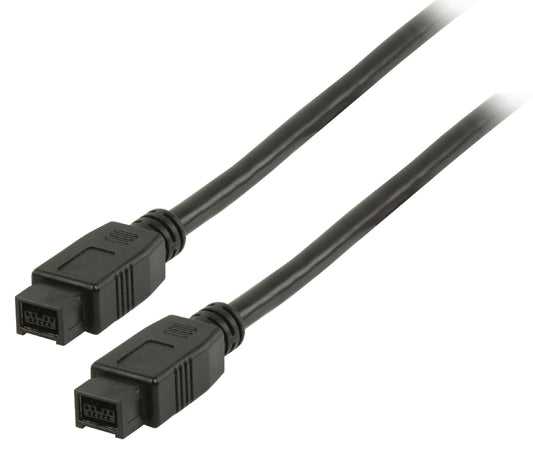 Valueline FireWire 800-Kabel FireWire 9-pol. male - FireWire 9-pol. male 2.00 m Schwarz