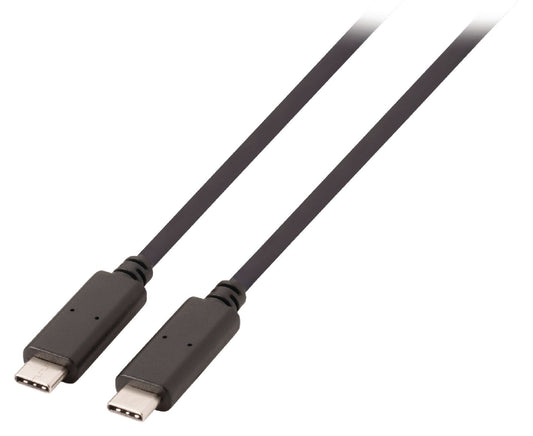 Valueline USB 3.1 Kabel USB-C male - USB-C male 1.00 m Schwarz GEN 1 (5 Gbps)