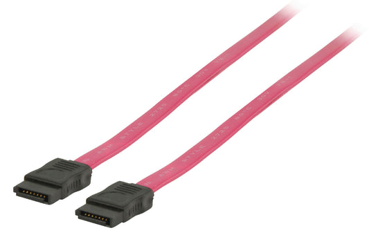 Valueline SATA 3 Gb/s-Kabel Intern SATA 7-pol. female - SATA 7-pol. female 0.50 m Rot