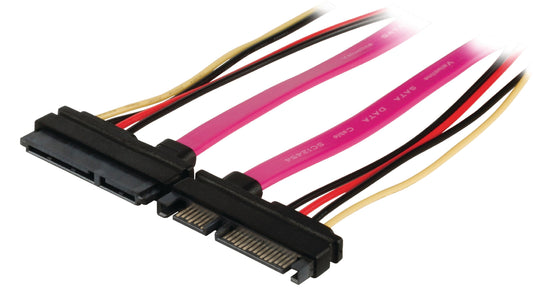 Valueline Interne Stromkabel SATA 22-pol. male - SATA 22-pol. female 0.50 m