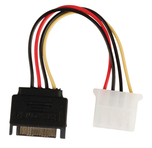 Valueline Interne Stromkabel SATA 15-poliger male - Molex female 0.15 m