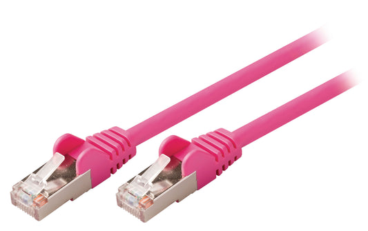 Valueline CAT5e SF/UTP-Netzwerkkabel RJ45 (8P8C) male - RJ45 (8P8C) male 0.25 m Rosa