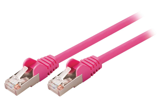 Valueline CAT5e SF/UTP-Netzwerkkabel RJ45 (8P8C) male - RJ45 (8P8C) male 5.00 m Rosa