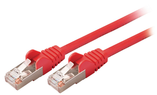 Valueline CAT5e SF/UTP-Netzwerkkabel RJ45 (8P8C) male - RJ45 (8P8C) male 3.00 m Rot