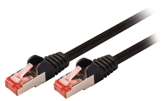 Valueline CAT6 S/FTP-Netzwerkkabel RJ45 (8P8C) male - RJ45 (8P8C) male 0.25 m Schwarz
