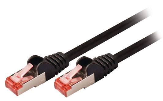 Valueline CAT6 S/FTP-Netzwerkkabel RJ45 (8P8C) male - RJ45 (8P8C) male 15.0 m Schwarz