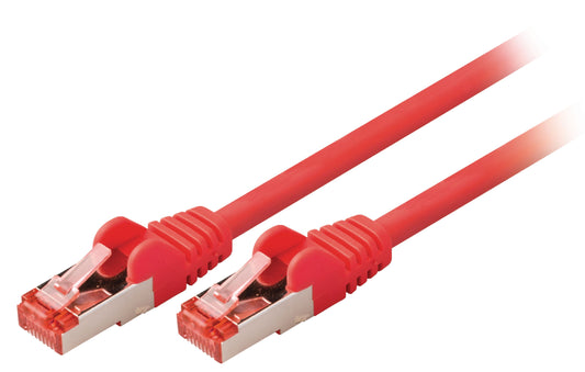 Valueline CAT6 S/FTP-Netzwerkkabel RJ45 (8P8C) male - RJ45 (8P8C) male 0.25 m Rot