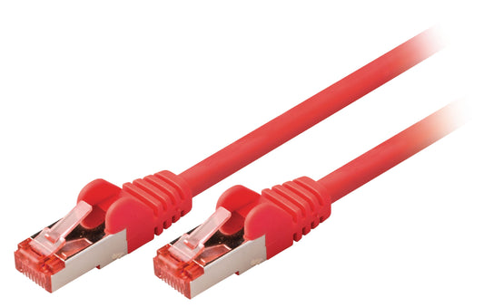 Valueline CAT6 S/FTP-Netzwerkkabel RJ45 (8P8C) male - RJ45 (8P8C) male 10.0 m Rot