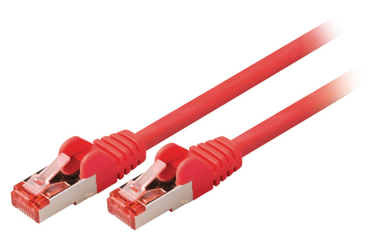 Valueline CAT6 S/FTP-Netzwerkkabel RJ45 (8P8C) male - RJ45 (8P8C) male 15.0 m Rot