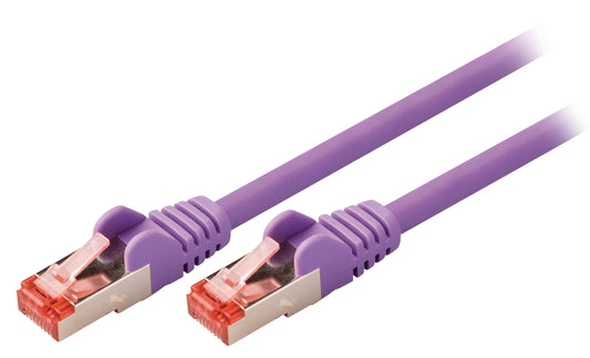 Valueline CAT6 S/FTP-Netzwerkkabel RJ45 (8P8C) male - RJ45 (8P8C) male 1.00 m Lila