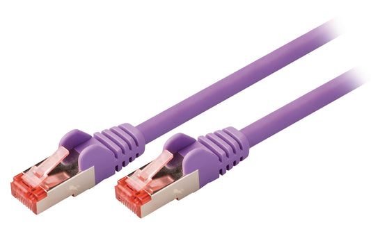 Valueline CAT6 S/FTP-Netzwerkkabel RJ45 (8P8C) male - RJ45 (8P8C) male 10.0 m Lila