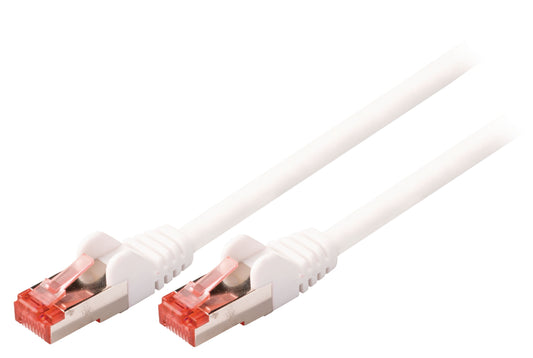 Valueline VLCP85221W10 CAT6 S/FTP-Netzwerkkabel RJ45 (8P8C) male - RJ45 (8P8C) male 1.00 m Weiss