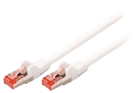 Valueline CAT6 S/FTP-Netzwerkkabel RJ45 (8P8C) male - RJ45 (8P8C) male 10.0 m Weiss