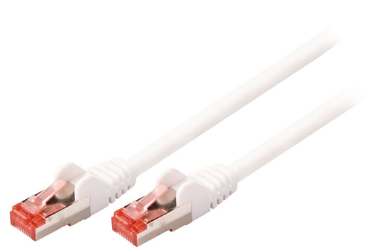 Valueline CAT6 S/FTP-Netzwerkkabel RJ45 (8P8C) male - RJ45 (8P8C) male 30.0 m Weiss
