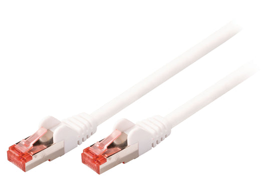 Valueline CAT6 S/FTP-Netzwerkkabel RJ45 (8P8C) male - RJ45 (8P8C) male 7.50 m Weiss
