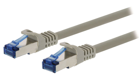 Valueline CAT6a S/FTP Netzwerkkabel RJ45 (8P8C) male - RJ45 (8P8C) male 15.0 m Grau