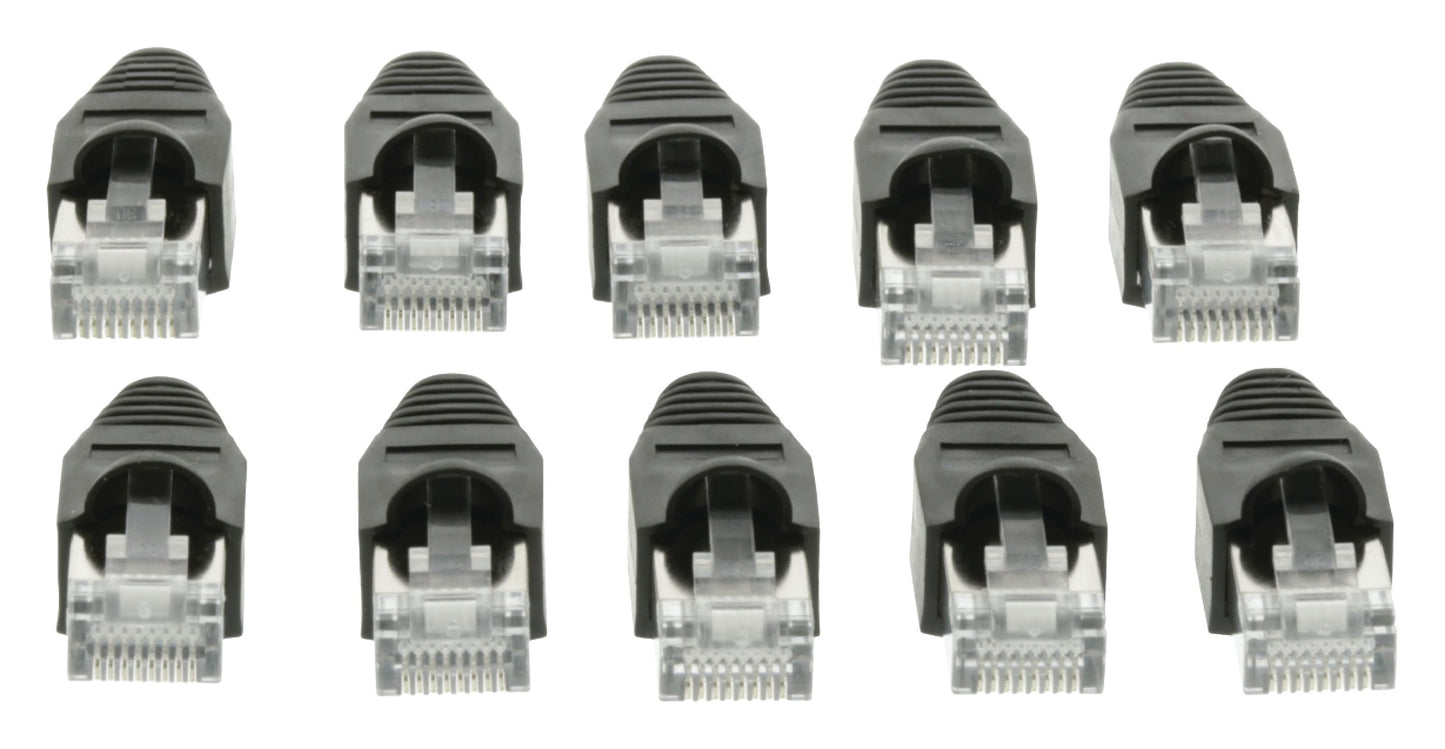 Valueline Stecker RJ45 Solid UTP CAT5 Male Transparent/Schwarz