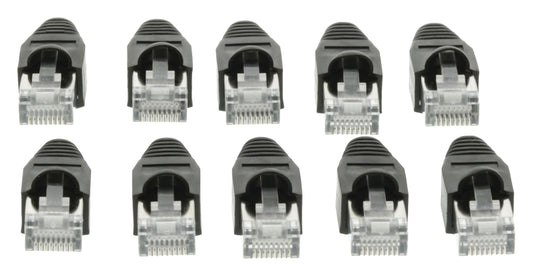Valueline Stecker RJ45 Solid UTP CAT5 Male Transparent/Schwarz