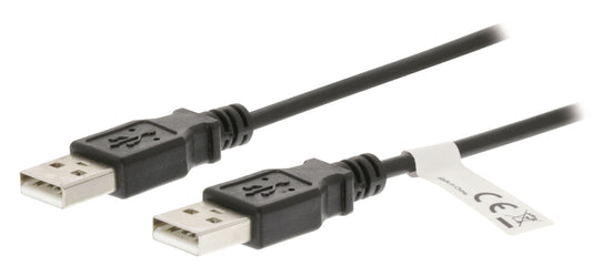 Valueline USB 2.0 Kabel USB A male - USB A male 3.00 m Schwarz