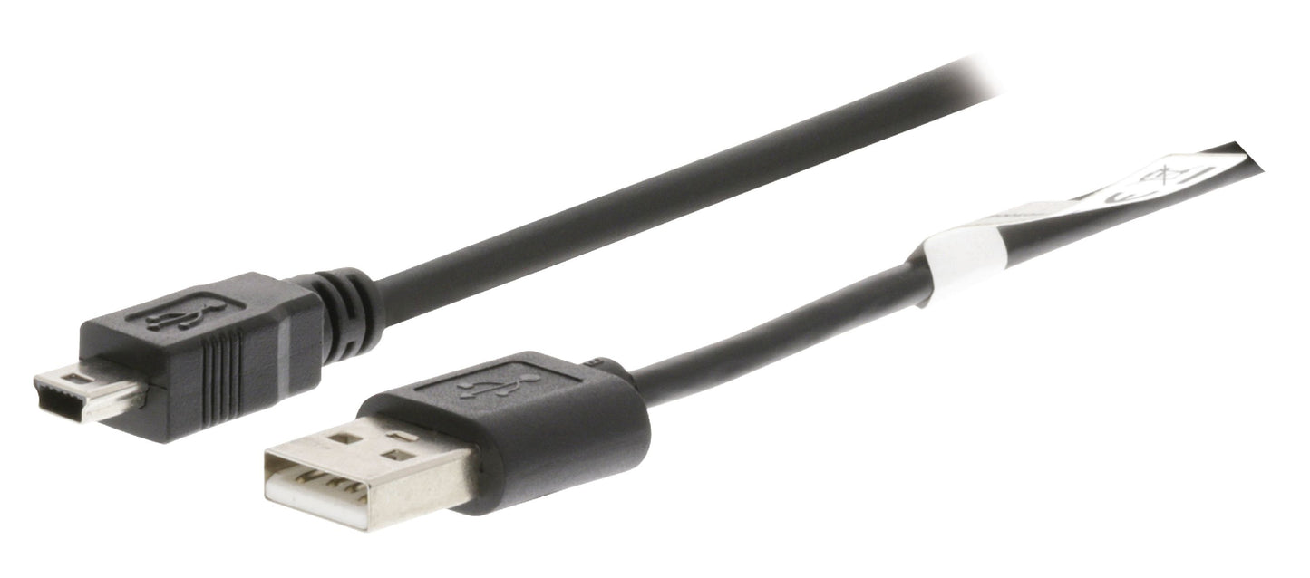 Valueline USB 2.0 Kabel USB A male - Mini 5-pol. male 1.00 m Schwarz
