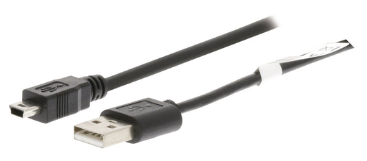 Valueline USB 2.0 Kabel USB A male - Mini 5-pol. male 1.00 m Schwarz